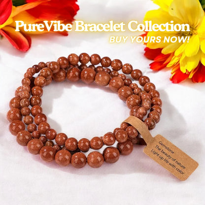 Focus and Power Bracelet - Gold Sandstone