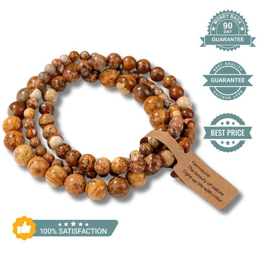 Earth Bound Energy Bracelet - Picture Stone