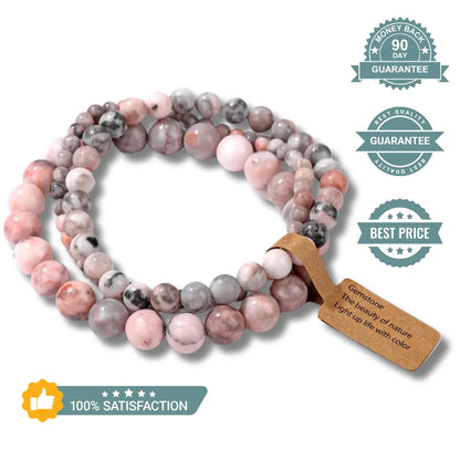 Love Flow Bracelet - Pink Zebra