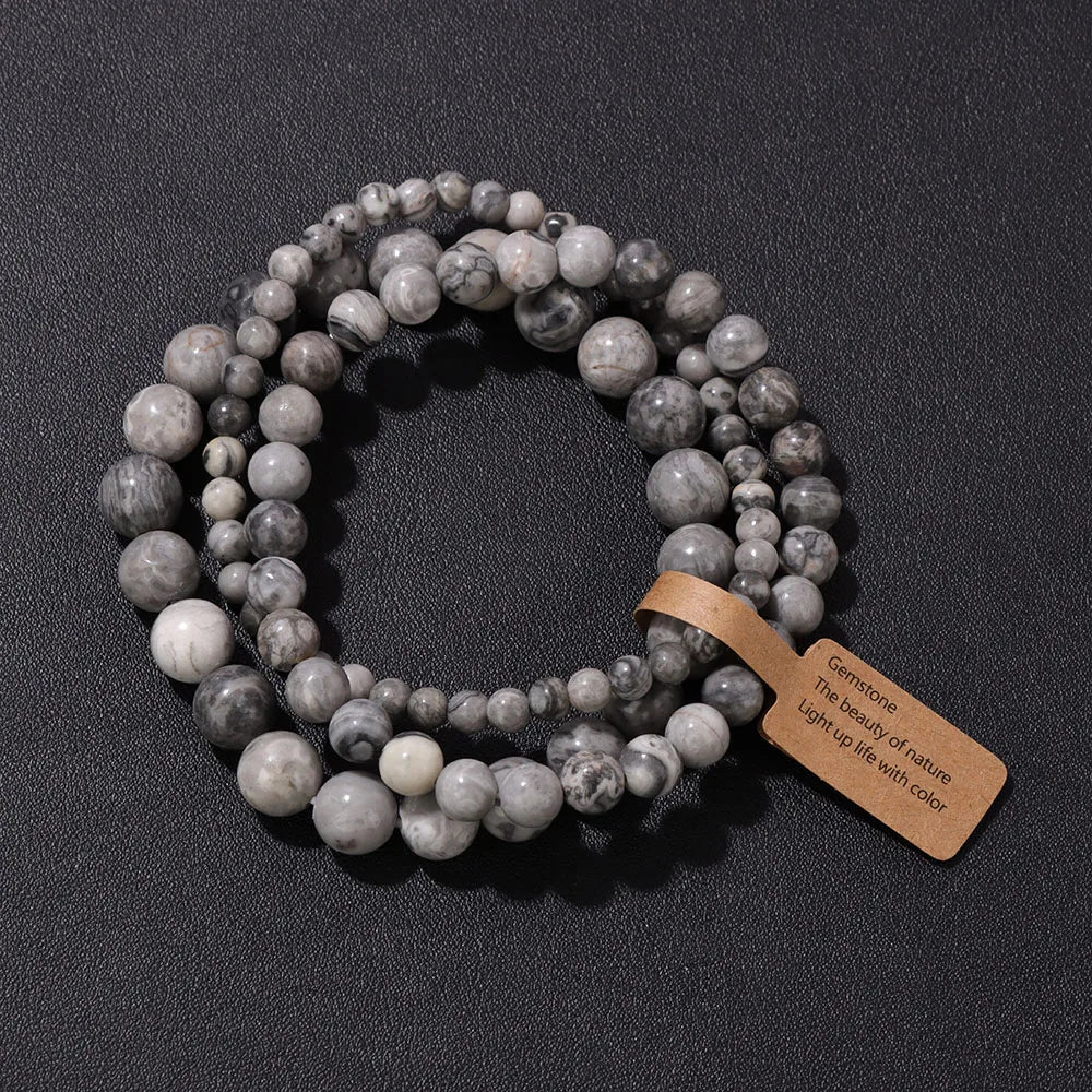 Tranquility Stone Bracelet - Map Stone